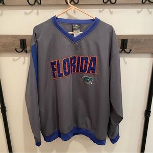 Pullover style “Florida Gator” windbreaker “jacket”